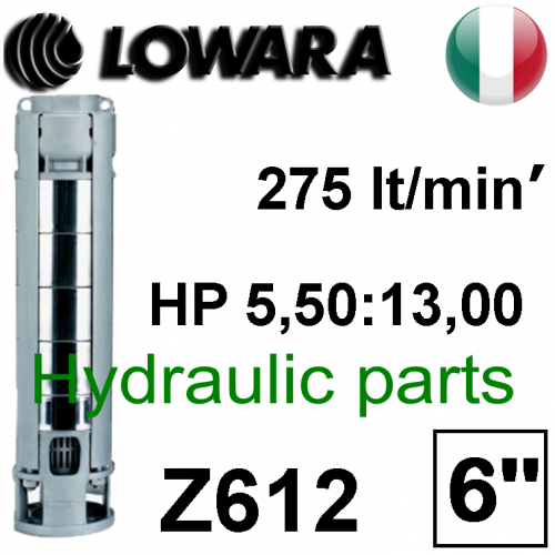 Pos.01 Lowara Z612 (HP5,50:13,00)