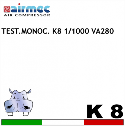 Testata monoblocco Airmec K8