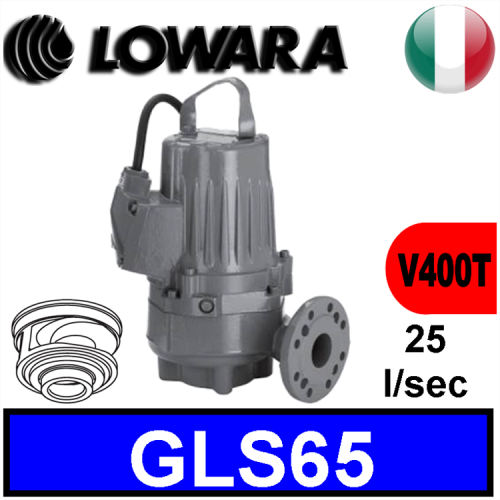LOWARA Sommersa per fognature GLS65 (V400T) girante monocanale 2