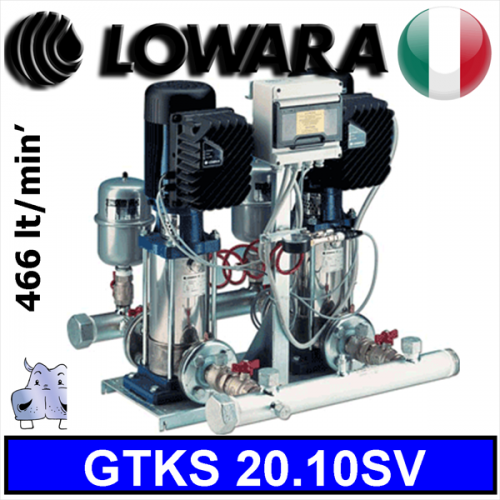 Lowara - Gruppo elettropompe ad asse verticale sotto inverter GTKS.20.10SV