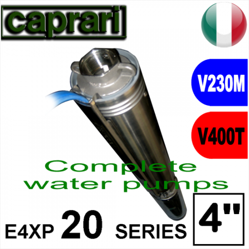 Caprari - Elettropompa pompa sommersa completa E4XP20+MC....M-T 2