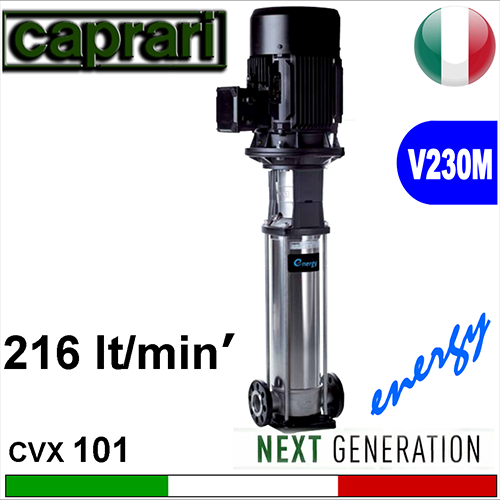 Caprari  - Elettropompa multistadio verticale CVX0101 Monofase