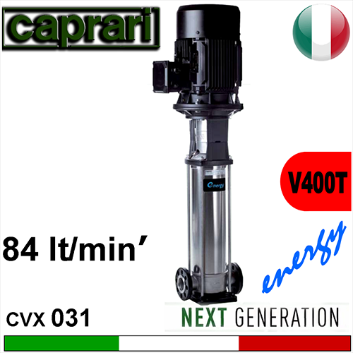 Caprari  - Elettropompa multistadio verticale CVX031 Trifase