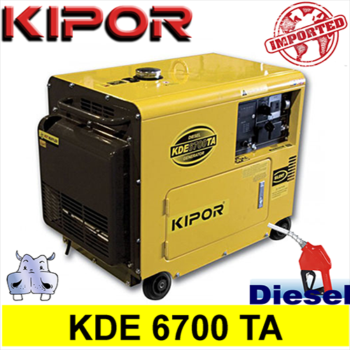 Generatore Gruppo Elettrogeno diesel 4,5KW 4500W KDE 6700TA avviamento elettrico