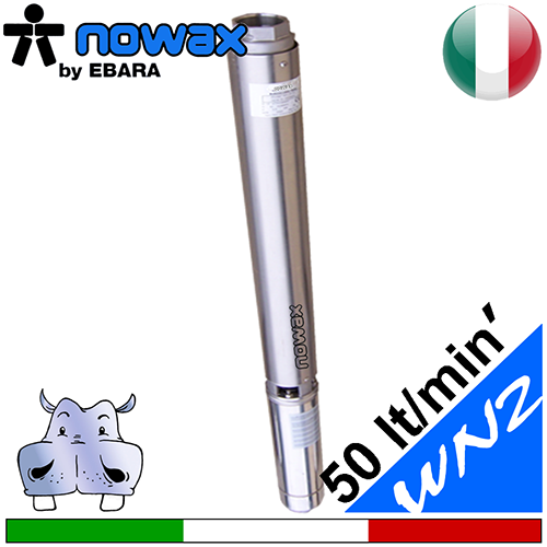 Ebara - Elettropompa sommersa per pozzi completa 4WN-2