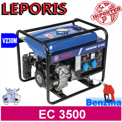 Generatore a benzina, EC 3500 Gruppo Elettrogeno 2,6KW 2600W avviamento manuale