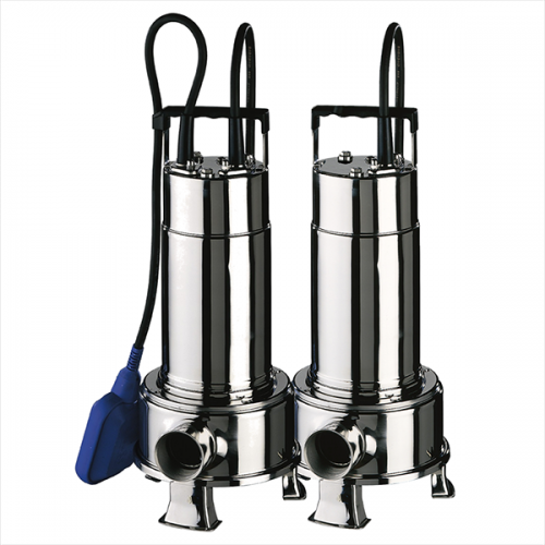 EBARA Elettropompa Sommersa per fognature RIGHT MA, girante vortex,  completa di galleggiante elettrico premontato 2