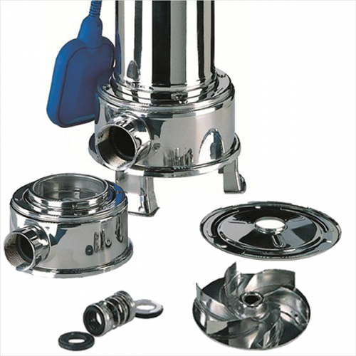 EBARA Elettropompa Sommersa per fognature RIGHT MA, girante vortex,  completa di galleggiante elettrico premontato 3