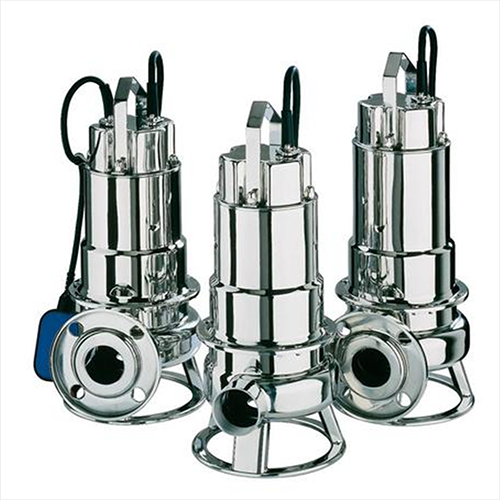 EBARA Elettropompa Sommersa flangiata per fognature DWF Trifase, girante monocanale 2