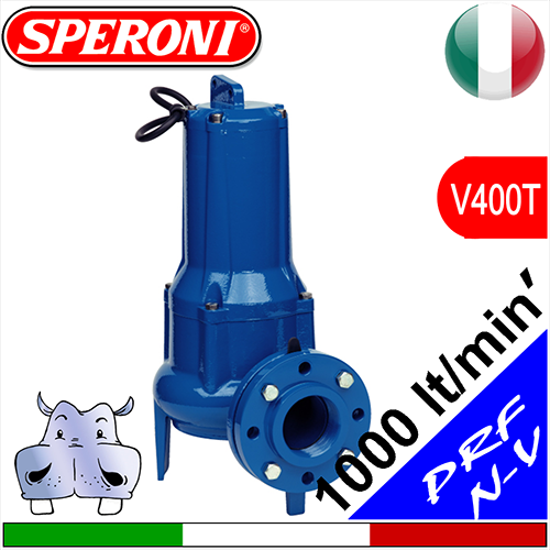 SPERONI Elettropompe sommerse per fognatura PRF N-V trifase