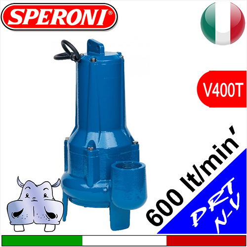 SPERONI Elettropompe sommerse per fognatura PRT N-V trifase