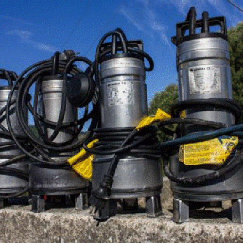 LOWARA Elettropompa Sommersa per fognature DOMO, girante bicanale,  completa di galleggiante elettrico premontato 2