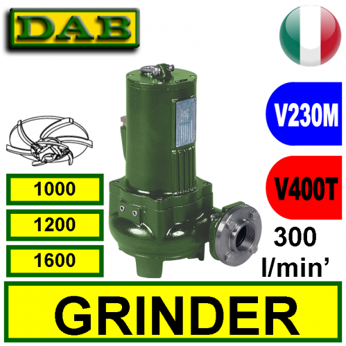 Dab Elettropompa sommersa triturante GRINDER 1600 2