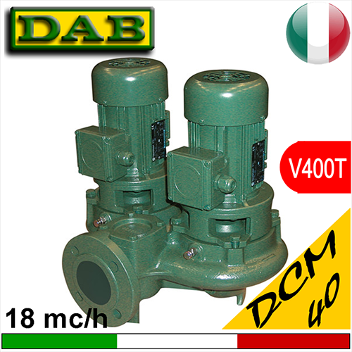 Pompa Circolatore in linea gemellare Dab DCM DN40