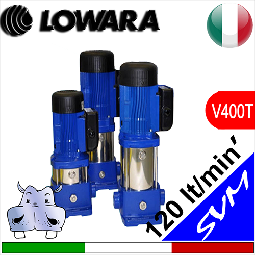 Elettropompe Multistadio Verticali Silenziose Lowara 5VM alimentazione trifase 3x400
