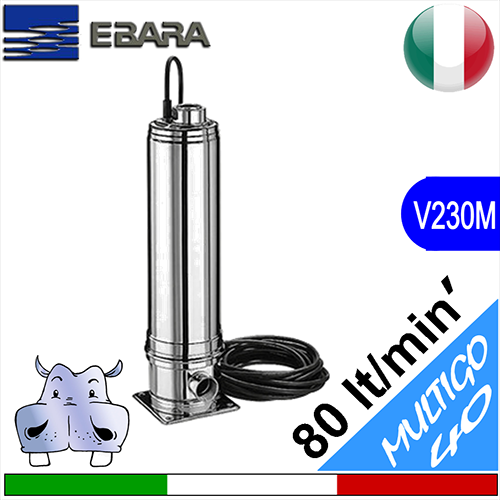 Elettropompe Multistadio Verticali Silenziose Ebara MULTIGO 40