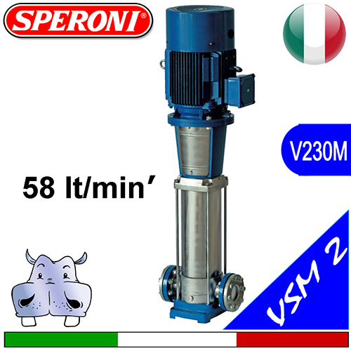 Elettropompe Multistadio Verticali Silenziose Speroni VS 2 Monofase