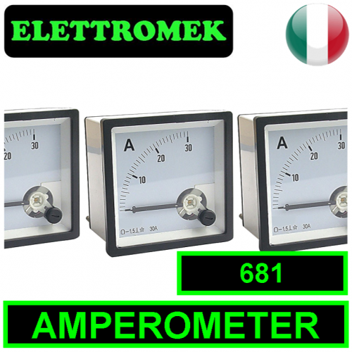 Kit 3 amperometri per art.681