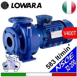 Lowara Elettropompa normalizzata inox NSCE 32-200 Trifase
