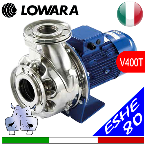 Lowara Elettropompa normalizzata inox ESHE 80 (idraulica in acciaio inox AISI316)