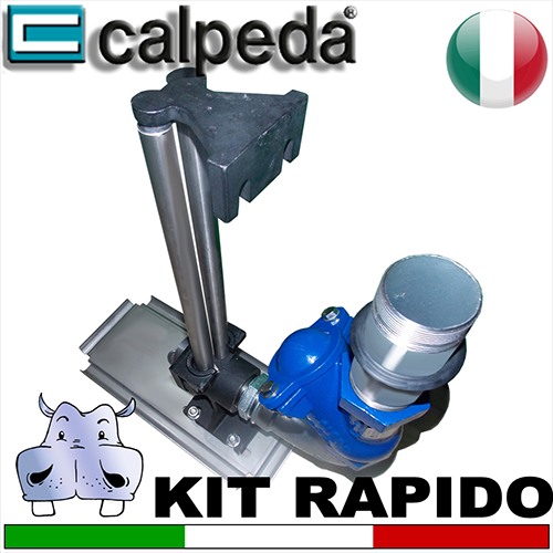 Kit accoppiamento rapido completo di valvola antiriflusso a palla