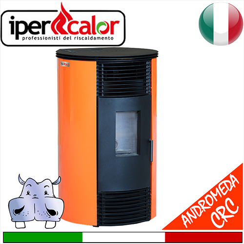 Stufe Pellet Andromeda CRC  - potenza da 10,0 kw a 12 kw