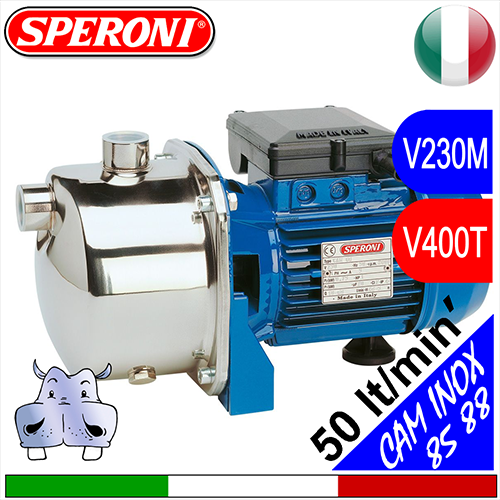 Elettropompa autoadescante jet inox Speroni serie CAM 85 88 CA88