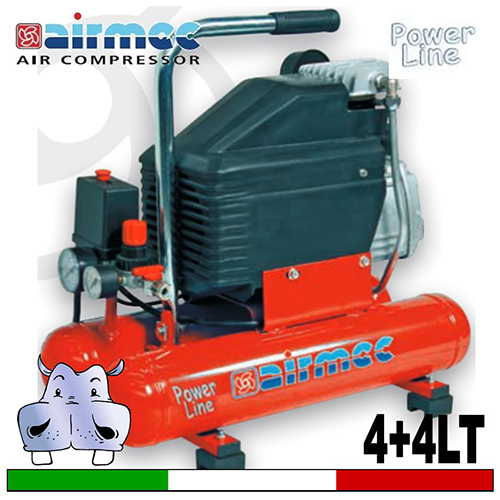 Compressore Airmec Power Line monostadio 4+4 LT