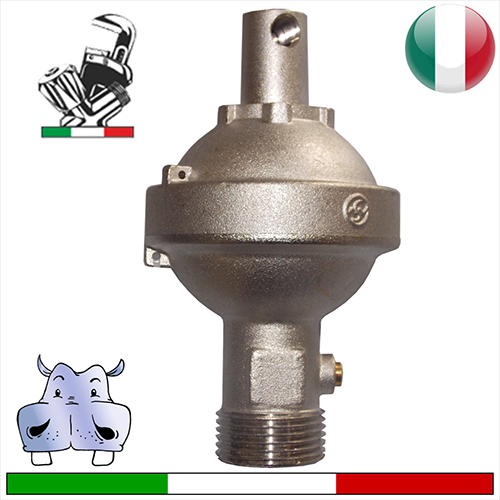 Valvola di sfiato ad alta portata completa di valvola a sfera