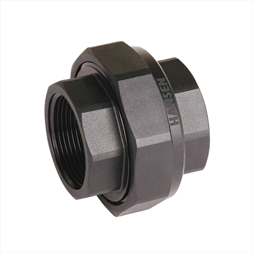 Bocchettone femmina femmina 3pz con o-ring hansen in nylon rinforzato 2