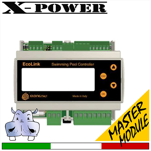 X-power centralina domotica automazione per piscine con acqua dolce o salata X-power Master module