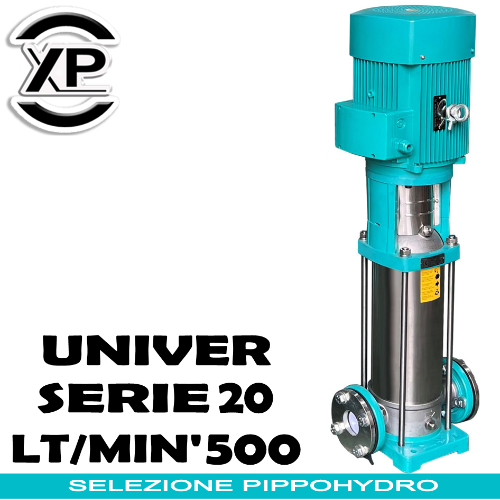 Elettropompe Multistadio Verticali Silenziose XPWATERTECH UNIVER SERIE 20