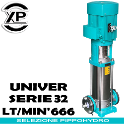 Elettropompe Multistadio Verticali Silenziose XPWATERTECH UNIVER SERIE 32