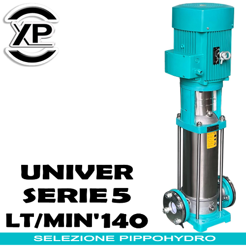 Elettropompe Multistadio Verticali Silenziose XPWATERTECH UNIVER SERIE 5