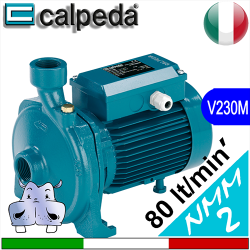 Elettropompe Monogirante Calpeda NMM 2BA,  NMM 2SA  Alimentazione elettrica monofase 230Vac