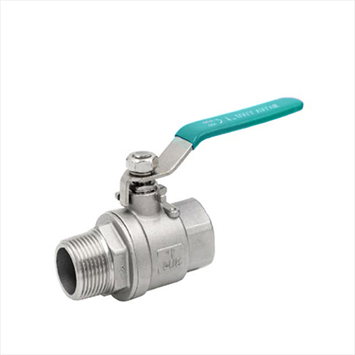 Valvola a sfera  in acciaio inox aisi 304  leva lunga MF 2
