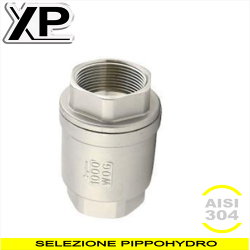 Valvola di ritegno - non ritorno in acciaio inox 304