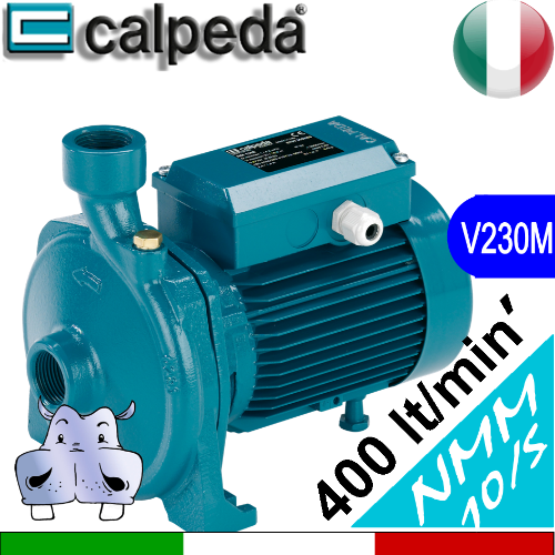Elettropompe Monogirante Calpeda NMM10S  Alimentazione elettrica monofase 230Vac