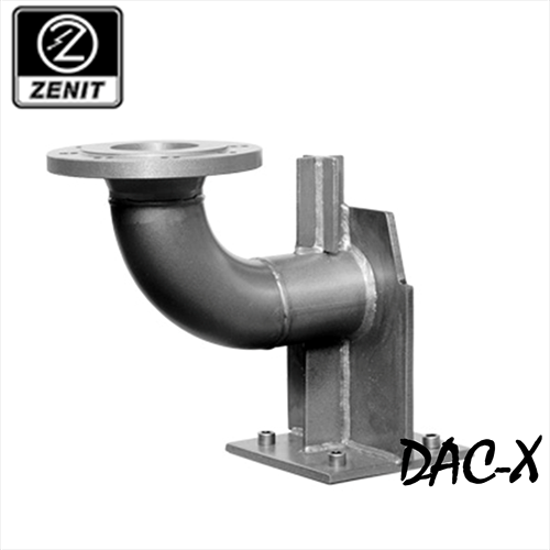 ZENIT - dispositivo di accoppiamento rapido mandata verticale flangiata DAC-X acciaio inox aisi 316