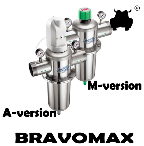 BRAVOMAX-M Filtro autopulente semiautomatico per acqua, realizzazione integrale inox 2
