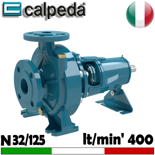 Calpeda Pompa sciolta base giunto 2 POLI 2800 giri min. serie N32-125