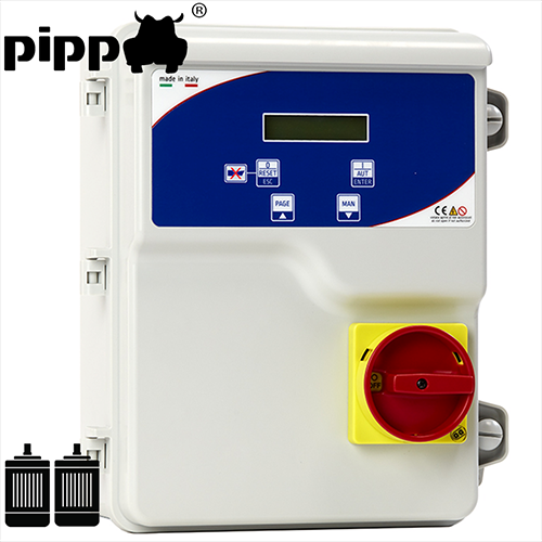 Quadro multiuso comando e protezione due elettropompe pompe sommerse MULTI DISPLAY ADVANCE V400T