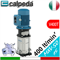 Calpeda Elettropompe multistadio verticali MXV 50-15-O flangia ovale Alimentazione elettrica trifase 400Vac