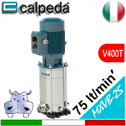 Calpeda Elettropompe multistadio verticali MXV-B 25 Alimentazione elettrica trifase 400Vac