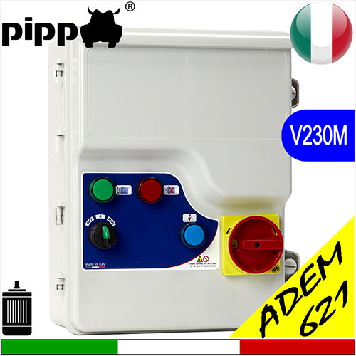 Quadro avviatore per elettropompa, DIRECT MOTOR V230M - ADEM 621 monofase