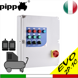 Quadro elettromeccanico per due elettropompe + Gestione compressore per caricamento autoclave DIRECT 2 MOTOR COMPRESSOR V230M SA671-2P-1C