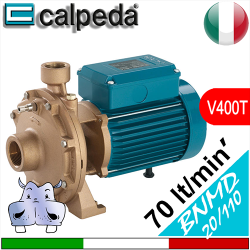 Elettropompe Bigiranti corpo pompa in bronzo Calpeda BNMD20-110-AB Alimentazione elettrica trifase 400Vac