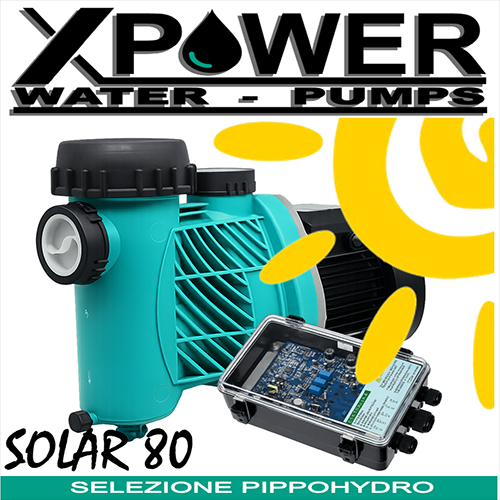 X-power Elettropompa per piscine - impianto solare - X-power PRO SOLAR 3