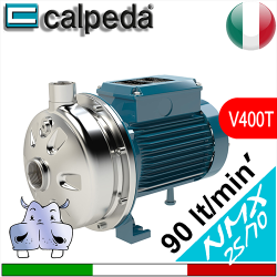 Elettropompe Monogirante Calpeda in acciaio inox aisi 304 NMX 25 70 Alimentazione elettrica trifase 400Vac