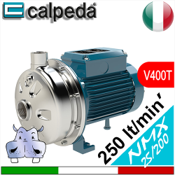 Elettropompe Monogirante Calpeda in acciaio inox aisi 304 NMX 25 200 C 25 200B 25 120A  Alimentazione elettrica trifase 400Vac